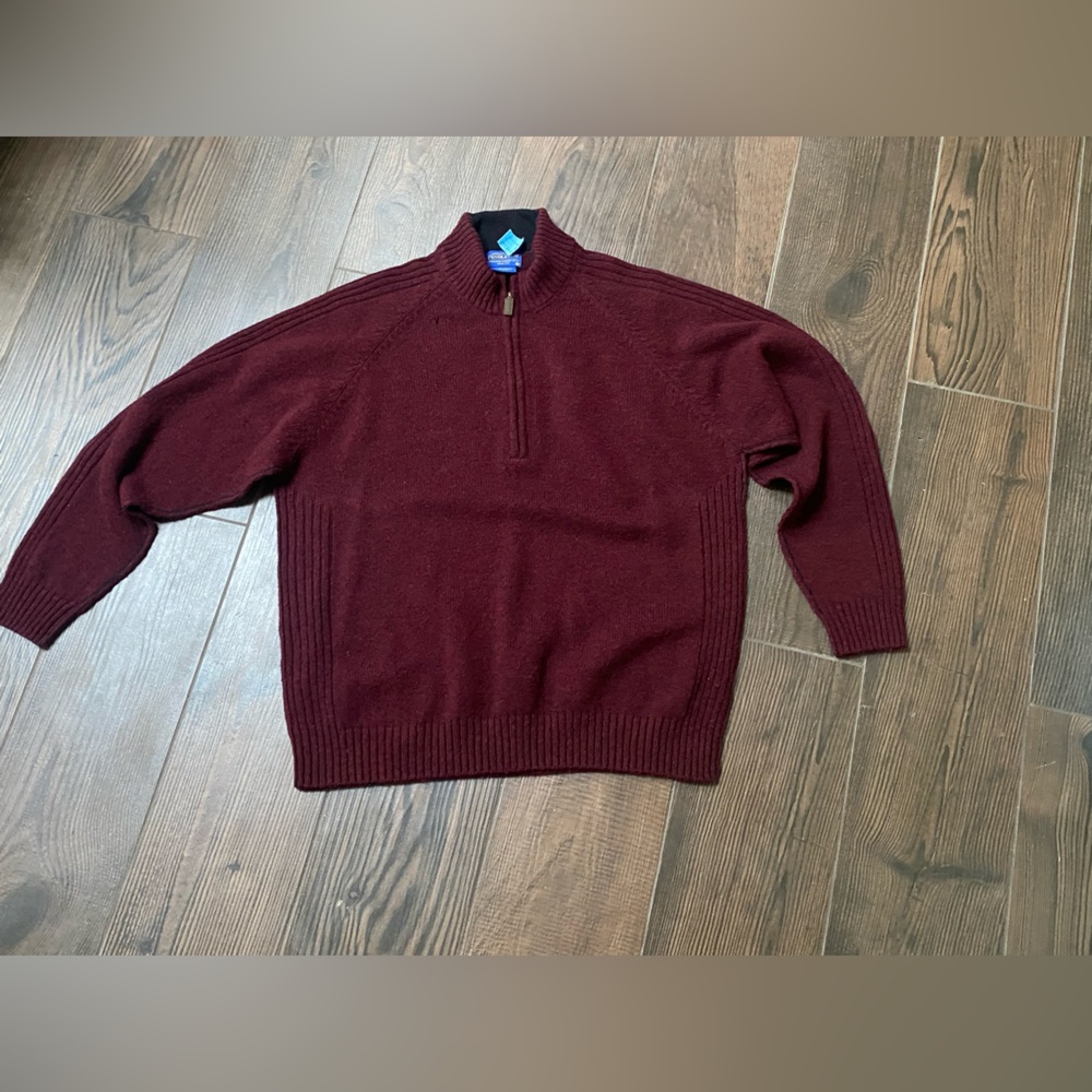 Pendleton Maroon Sweater - image 1